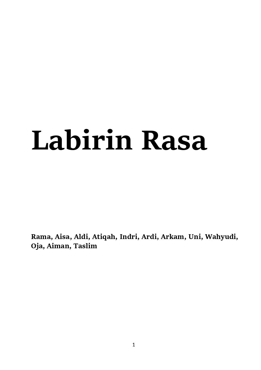 Cover LABIRIN RASA